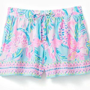 NWT Lilly Pulitzer Katia Shorts- Medium- Blue Ibiza